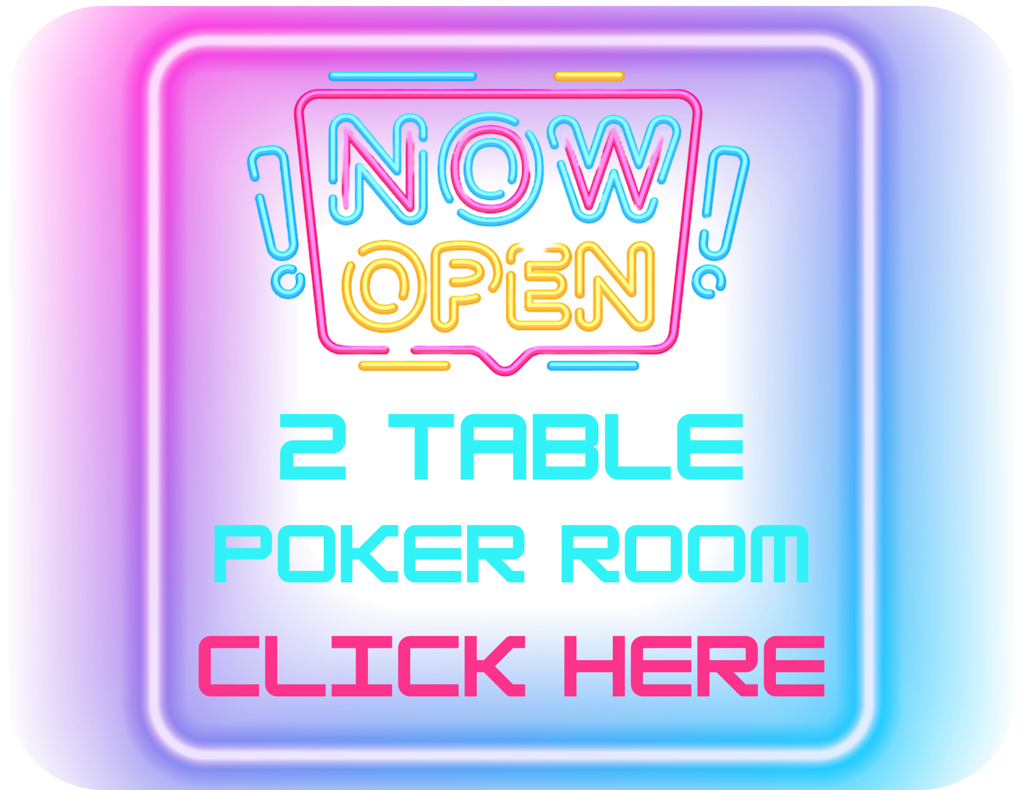 poker room NOW OPEN
