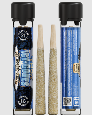 Blueberry Pancakes  (Sativa) – 21 ICY CONES – (2ct/1g Ea)