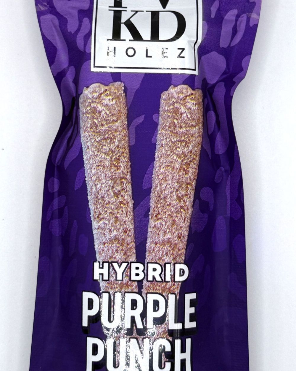 Purple Punch -( Hybrid) – FVKD THCA Diamond Infused Hash Holez PRE-ROLLZ  (2ct/2g each)