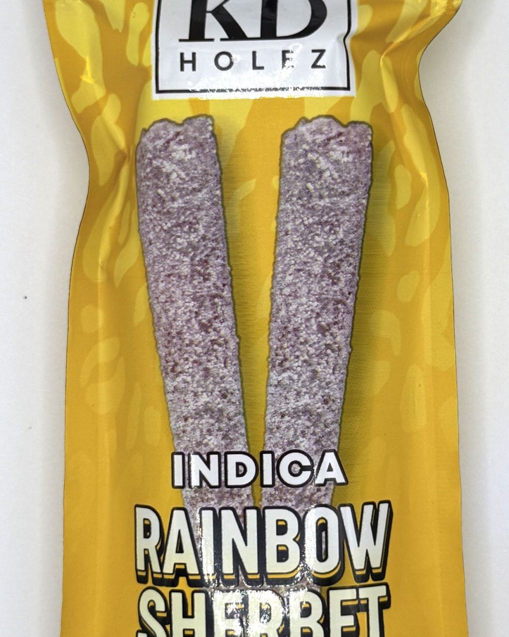 Rainbow Sherbert (Indica) – FVKD THCA Diamond Infused Hash Holez PRE-ROLLZ  (2ct/2g each)
