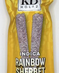 Rainbow Sherbert (Indica) – FVKD THCA Diamond Infused Hash Holez PRE-ROLLZ  (2ct/2g each)