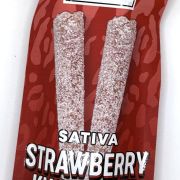 STRAWBERRY KUSH CAKE (Sativa) – FVKD THCA Diamond Infused Hash Holez PRE-ROLLZ  (2ct/2g each)