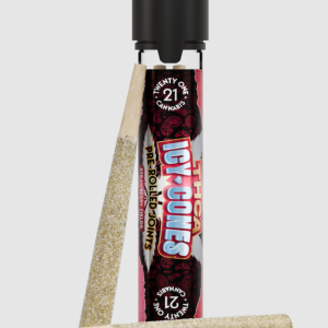 Strawberry Fields (Sativa) - 21 ICY CONES - (2ct/1g Ea)
