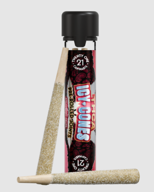 Strawberry Fields (Sativa) – 21 ICY CONES – (2ct/1g Ea)