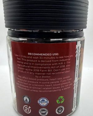 Tarts (Hybrid) / Black Market THC – THCA Premium Organically Grown Flower Joints (1ct -1.5g Preroll)
